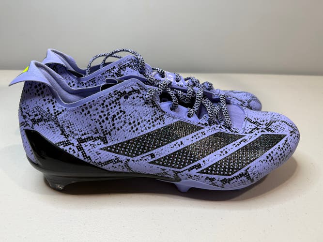 Size 11 Men’s Adidas Adizero Electric 2 Exotic Speed Purple Black Cleats