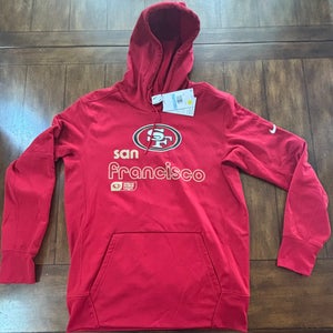 Nike San Fransisco 49ers Red NFL Hoodie Adult Medium NWT