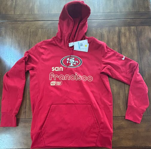 Nike San Fransisco 49ers Red NFL Hoodie Adult Medium NWT
