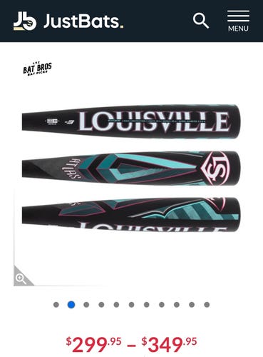 2025 Louisville Slugger Atlas Alloy BBCOR Certified Bat (-3) 30 oz 33" (New)