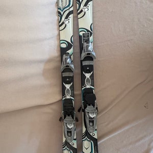 Women's All Mountain 149 cm K2 t nine Skis With Bindings (Used)