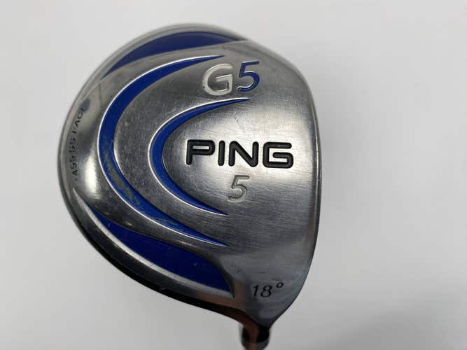 Ping G5 5 Fairway Wood 18* TFC 100 D Soft Regular Senior Graphite Mens RH