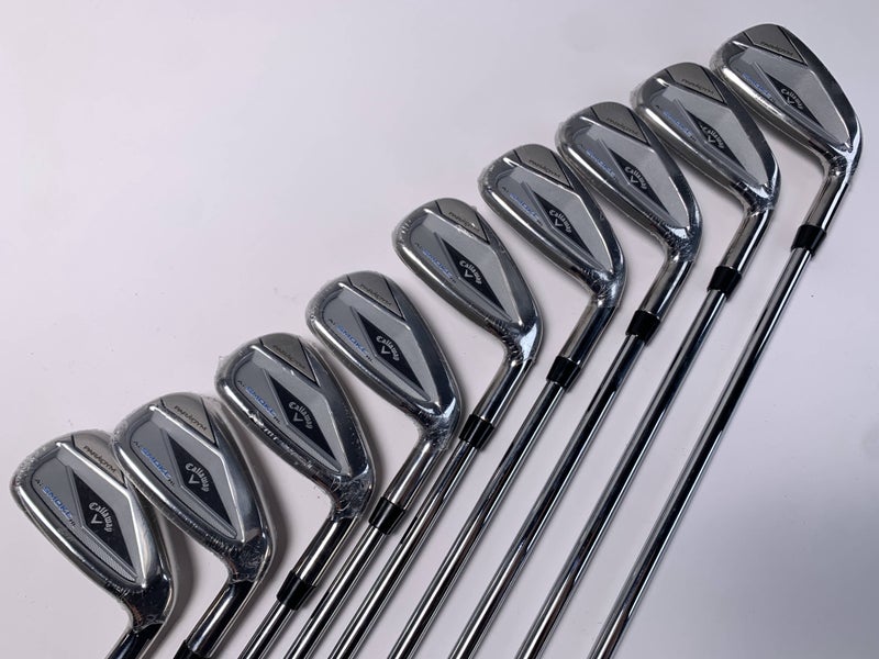 Callaway Paradym Ai Smoke HL Iron Set 4-PW+AW+GW Apollo Regular Steel RH NEW