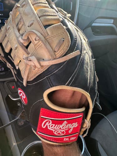 First Base LH Rawlings Heart of the Hide Baseball Glove 12.5"