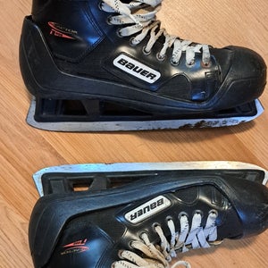 Bauer Reactor 1000 Hockey Goalie Skates size 9 (Used)