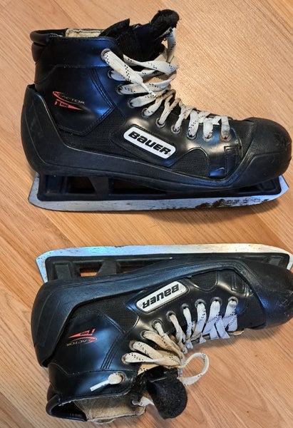 Bauer Reactor 1000 Hockey Goalie Skates size 9 (Used)