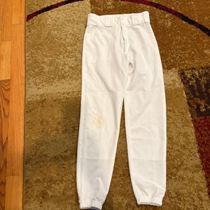 White Men's Adult Medium Easton Game Pants (Used)