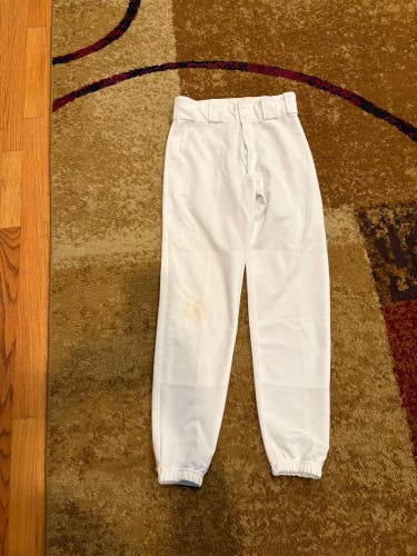 White Men's Adult Medium Easton Game Pants (Used)