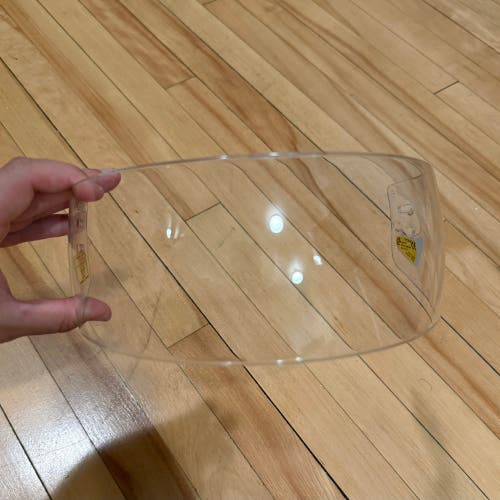 Medium Bauer Pro Straight Visor Clear Visor (Used)