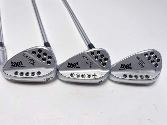 PXG 0311 Sugar Daddy Milled Chrome Wedge Set 52* | 10 56* 10 | 60* 9 TT RH