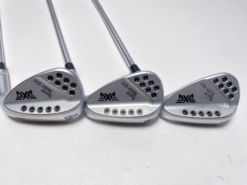PXG 0311 Sugar Daddy Milled Chrome Wedge Set 52* | 10 56* 10 | 60* 9 TT RH