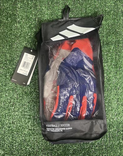 Size 7.5 Adidas Predator GL Pro Fingersave Goalkeeper GK Soccer Gloves IX3864
