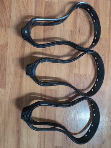 Three broken faceoff heads