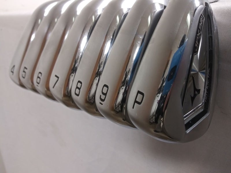 Mizuno JPX921 Hot Metal Iron Set 4-PW (Steel Modus 105 Stiff, LEFT) LH