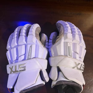 STX Surgeon RZR Lacrosse Gloves 14" or XL (Used)