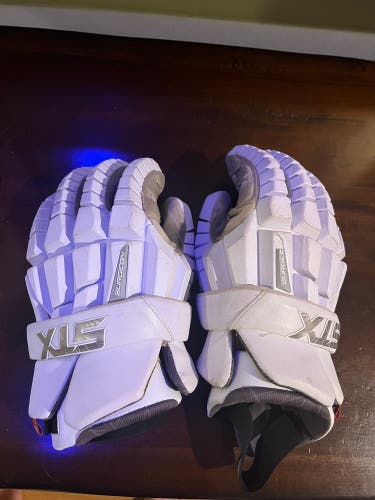 STX Surgeon RZR Lacrosse Gloves 14" or XL (Used)