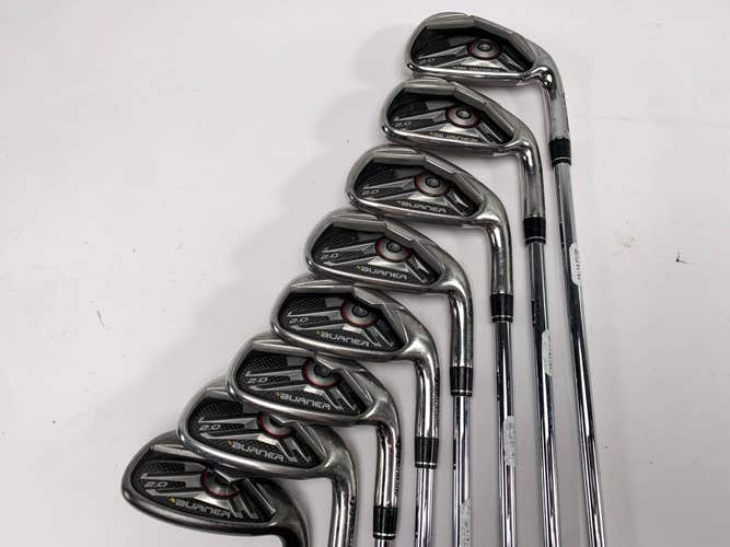TaylorMade Burner 2.0 Iron Set 4-PW+SW 85g Regular Steel Mens RH