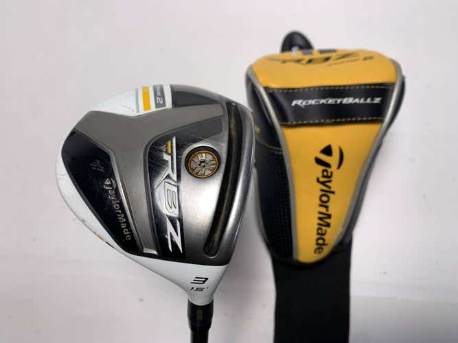 TaylorMade RocketBallz Stage 2 3 Fairway Wood 15* RocketFuel 60g Stiff RH HC
