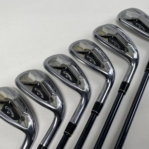 Callaway Apex 21 Iron Set 6-PW+AW Recoil Dart F3 Regular Graphite Mens RH