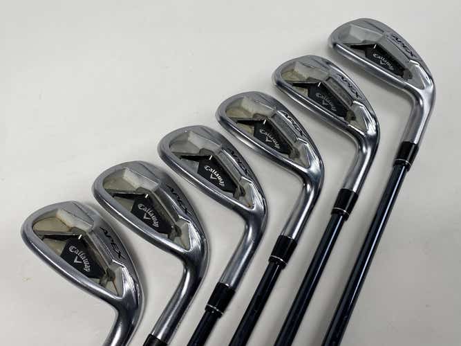Callaway Apex 21 Iron Set 6-PW+AW Recoil Dart F3 Regular Graphite Mens RH