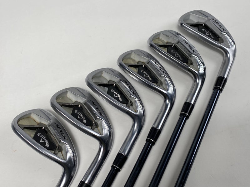 Callaway Apex 21 Iron Set 6-PW+AW Recoil Dart F3 Regular Graphite Mens RH