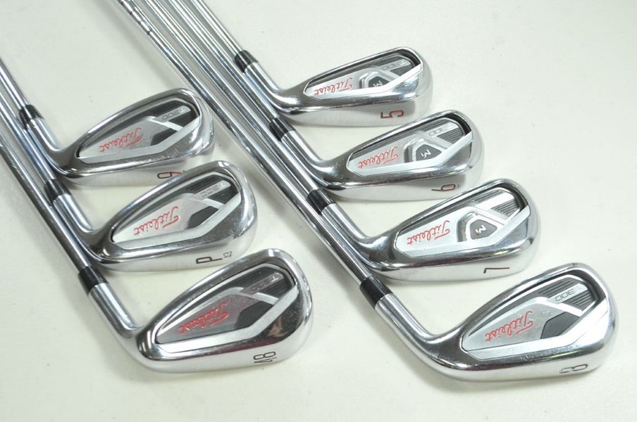 Titleist T300 2021 5-PW, 48 Iron Set Regular Flex AMT Red R300 Steel RH 198668