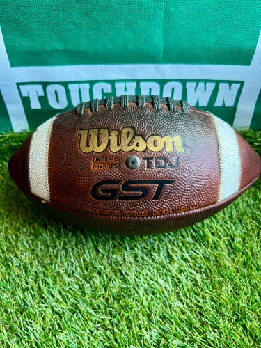 Wilson GST TDJ Junior Football Leather WTF132 Ages 9-12 Fully Game Prepped