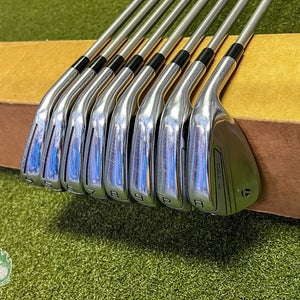 Used RH 2019 TaylorMade P-790 Irons 4-PW/AW C-Taper 110g Stiff Steel Golf Set