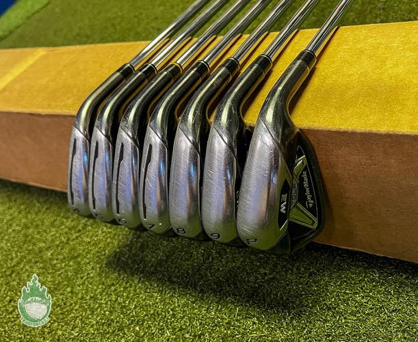 Used Right Handed 2016 TaylorMade M2 Irons 4-PW S300 Stiff Steel Golf Club Set