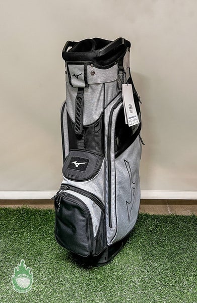 New Mizuno BR-D3c 7-Way Stand Golf Bag Black/Gray With Tags and Rainhood