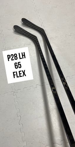 Senior(2x)Left P28 65 Flex 63” PROBLACKSTOCK Unbranded BlackOut Pro Stock Nexus Hockey Sticks