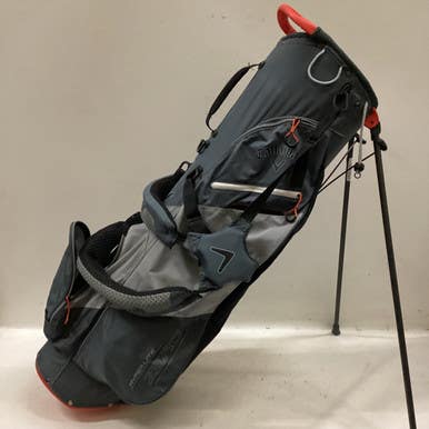 Used Callaway HYPERLITE ZERO Mens Stand Bag Grey And Red 11725-S000487089