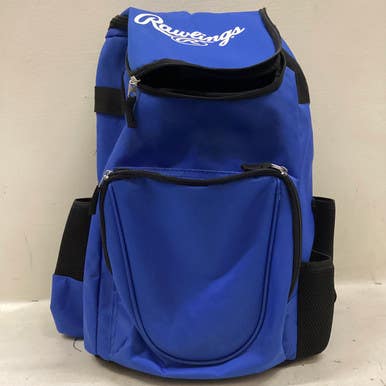 Used Rawlings BACKPACK-BLUE BB/SB Player Backpack Royal Blue 11725-S000486598