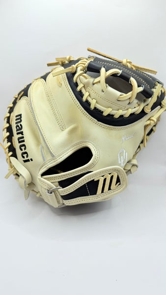Oklahoma University Player Issued Catchers Mitt Marucci Capitol Bullpen Glove