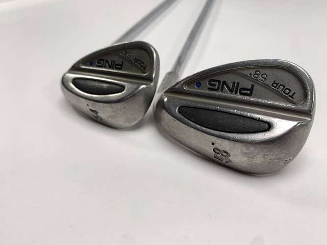 Ping Tour Wedge Set 54* 58* Black Dot Wedge Steel Mens RH