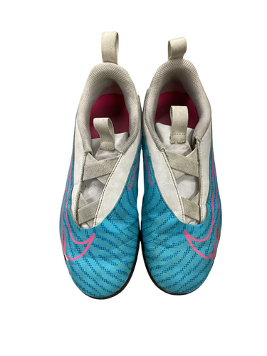 Used Nike PHANTOM GX Soccer Indoor Shoes Carolina Blue Junior 05 11613-S000164283