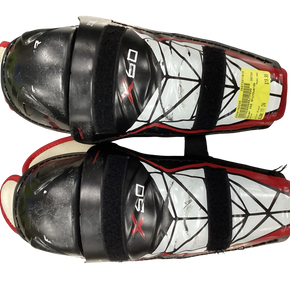 Used Bauer X60 Senior Shin Guards Black 11" 11613-S000164338
