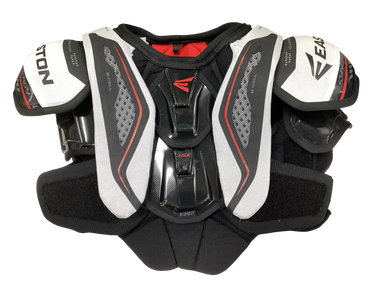 Used Easton SYNERGY Senior Shoulder Pads White SM 11613-S000164335