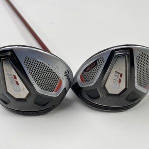 TaylorMade M6 D-Type 3 & 5 Fairway Set 15* 18* EvenFlow Max Carry 4.5 Senior RH