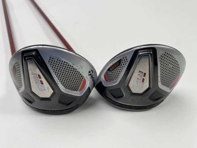 TaylorMade M6 D-Type 3 & 5 Fairway Set 15* 18* EvenFlow Max Carry 4.5 Senior RH