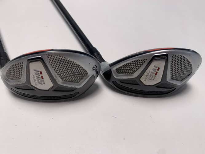 TaylorMade M6 3 & 4 Hybrid Set 19* 22* Fujikura Atmos 6R Regular RH