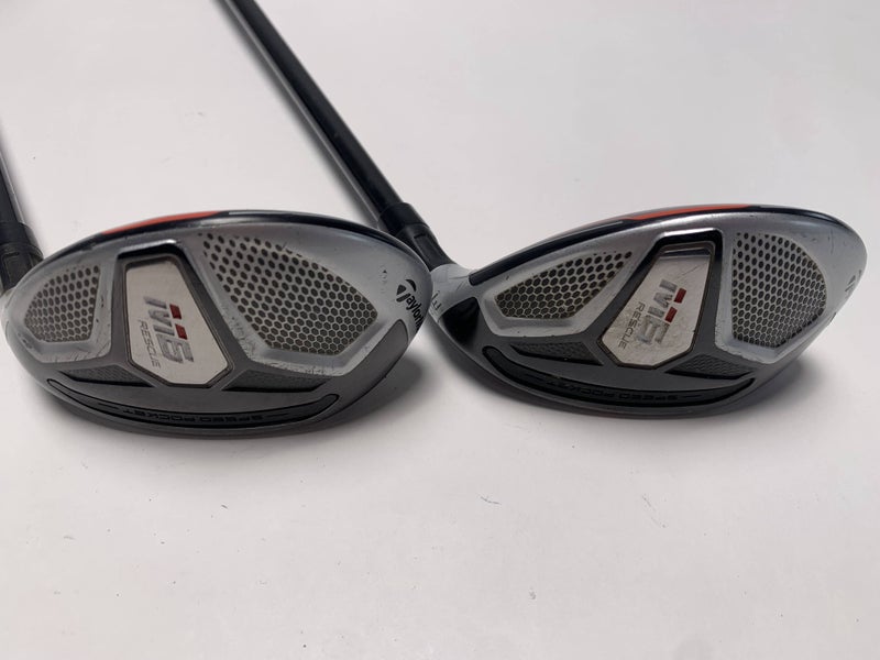 TaylorMade M6 3 & 4 Hybrid Set 19* 22* Fujikura Atmos 6R Regular RH