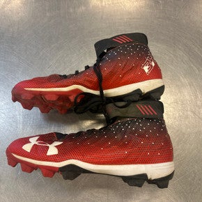 Used Under Armour Adult FB Cleats Red Senior 11 11339-S000192266
