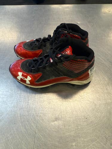 Used Under Armour Jr FB Cleats Black Junior 05 11339-S000192247