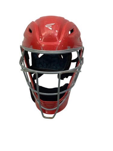Used Easton GAMETIME Catchers Helmet w/Mask Red MD 11347-S000251740