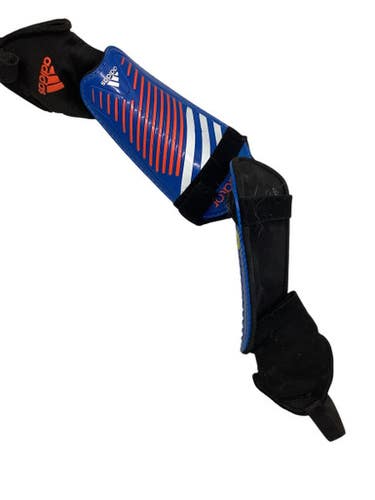 Used Adidas Soccer Shin Guards Junior Royal Blue S/M 11347-S000251732