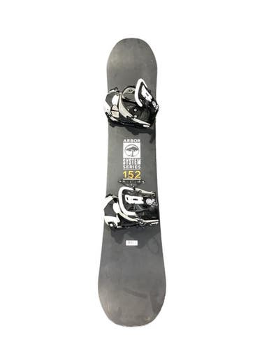 Used Arbor SYSTEM SERIES 152 Mens Board/Bindings Black 152 cm 11347-S000251689