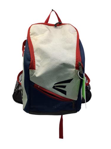 Used Easton 2 BAT BACK PACK USA BB/SB Player Backpack White/Red/Navy 11347-S000251694