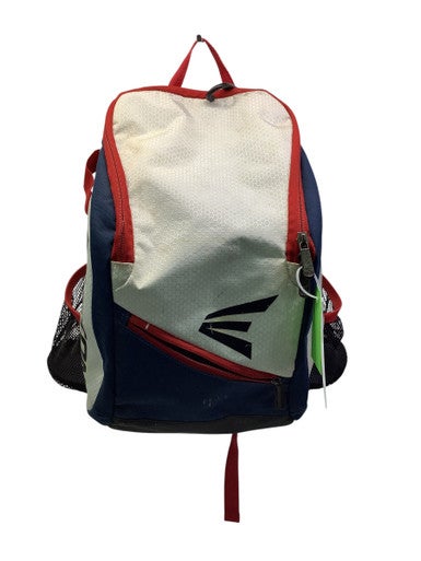 Used Easton 2 BAT BACK PACK USA BB/SB Player Backpack White/Red/Navy 11347-S000251694