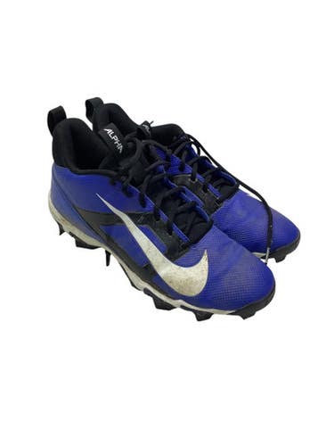 Used Nike ALPHA Adult FB Cleats Royal Blue Senior 10 11347-S000251681
